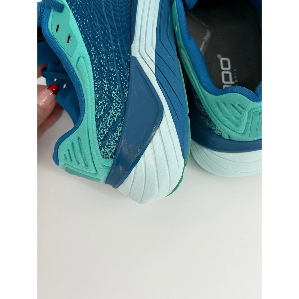 Topo Athletic Ultrafly 5 Womens Running Shoes Blue Teal Pink US 8.5 Sneakers